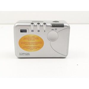 Polaroid PDC 2030 3.2 Mega Pixel Digital Camera Silver Tested Working